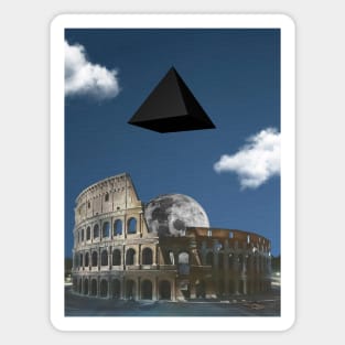 Rome - Surreal/Collage Art Magnet